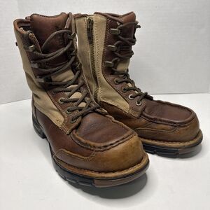 Georgia Boot Athens Men’s 8.5 Side Zip Upland Hunting Boots GB00354 Steel Toe